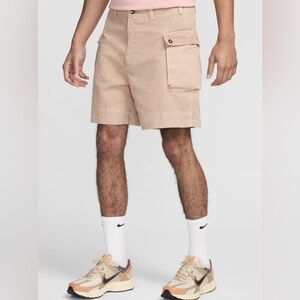 Nike Life Men’s Hemp Cargo Shorts Size 34 FZ6571-200